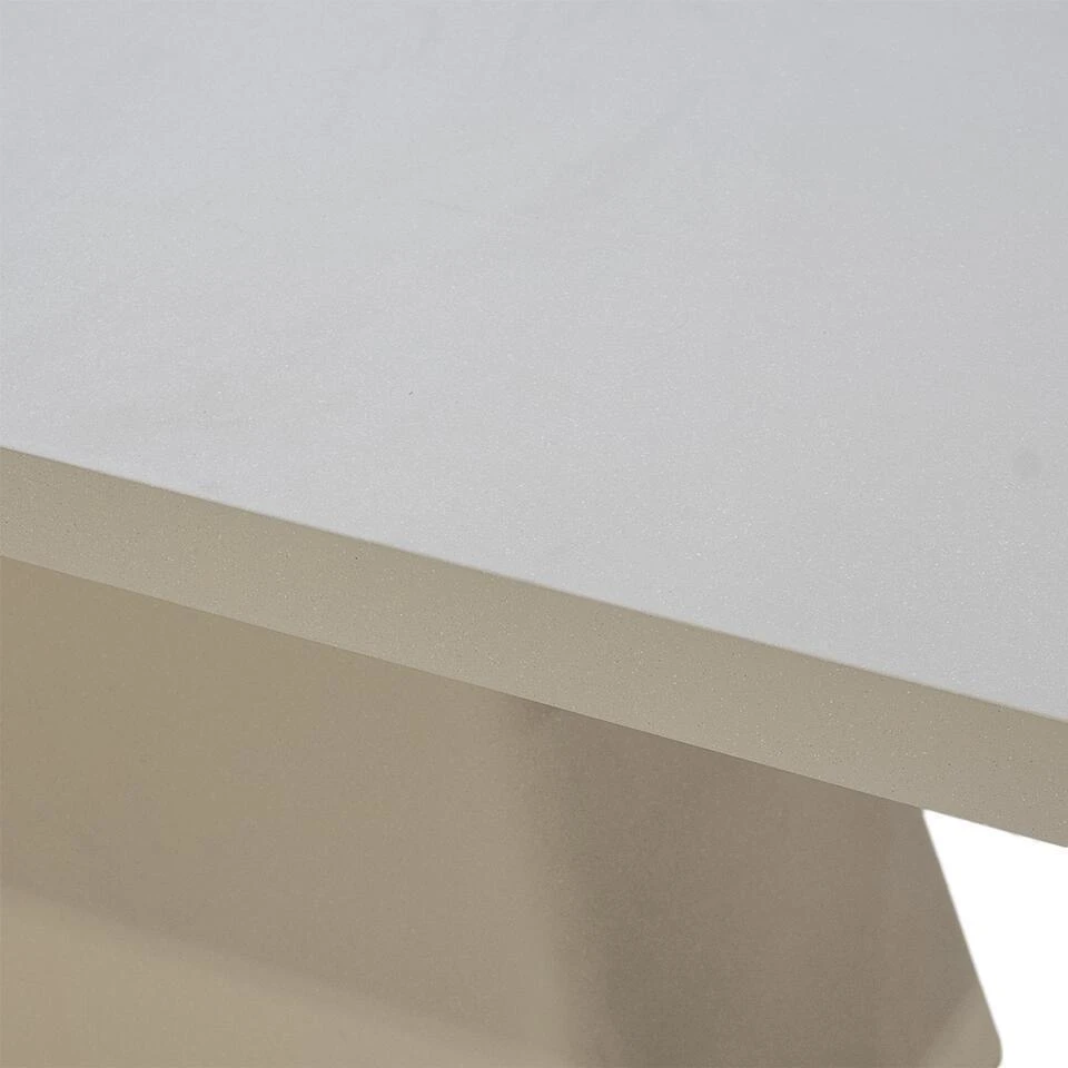 Tuintafel Rechthoek 160cm - Beige Eco Composiet - Avia 5 Tuintafel Rechthoek 160cm - Beige Eco Composiet - Avia - Afbeelding 5