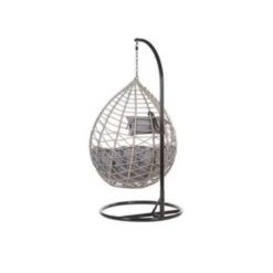 ARSITA - Hangstoel - Grijs - 100 Cm - PE Rotan -Leenbakker Winkel 1de848b049c94d708cff250ec97df3bb