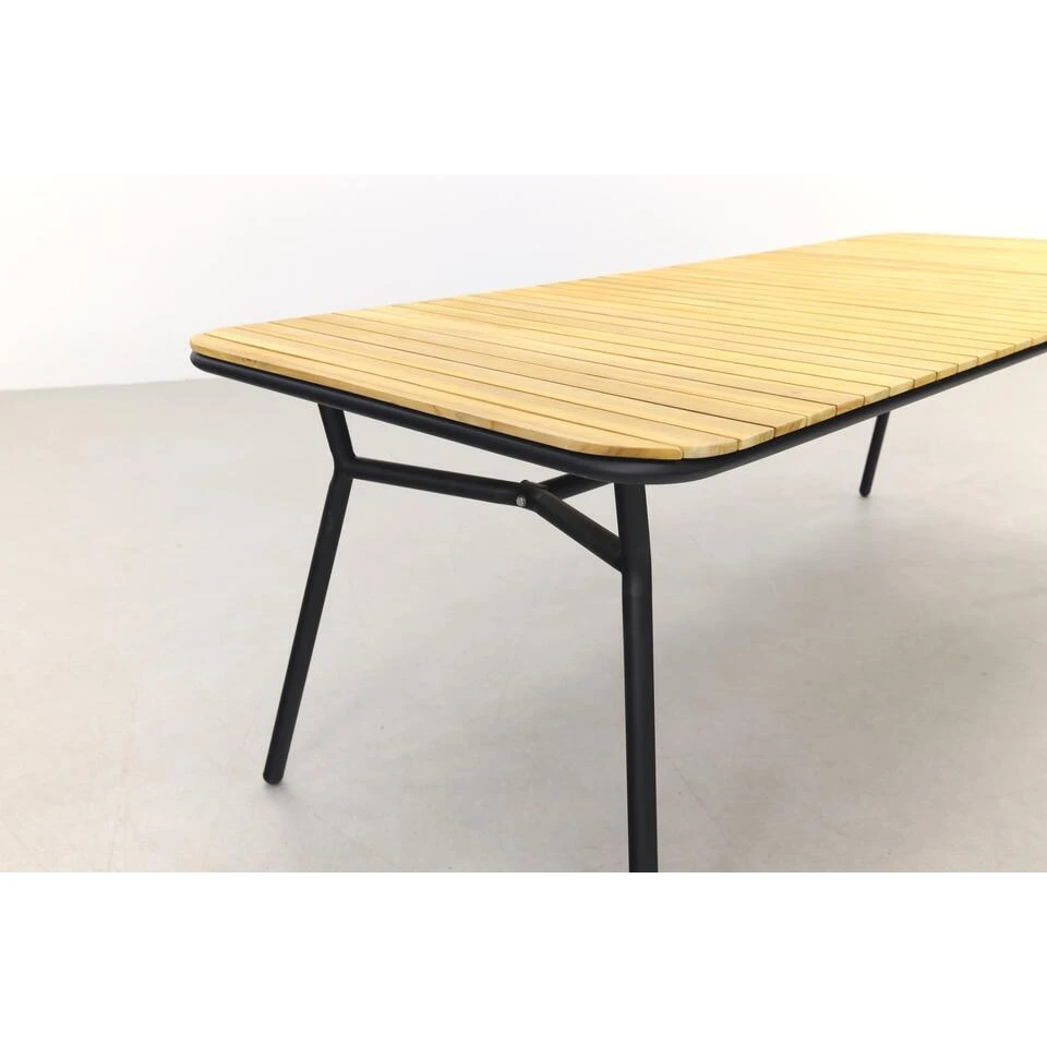 VDG Bella Tuintafel - Teakhout - 220x95 Cm 8 VDG Bella Tuintafel - Teakhout - 220x95 Cm - Afbeelding 8