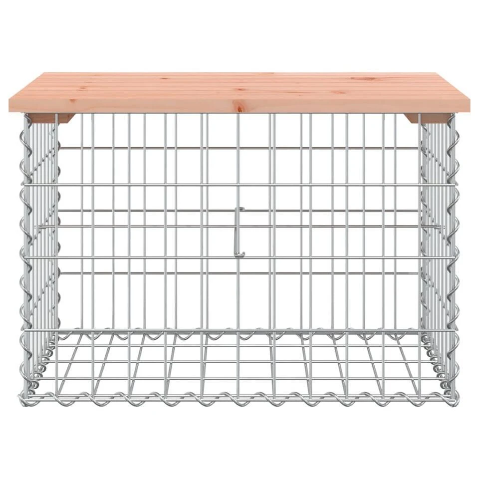 VidaXL - Tuinbank Schanskorfontwerp - Massief Douglashout - 63x44x42 Cm 3 VidaXL - Tuinbank Schanskorfontwerp - Massief Douglashout - 63x44x42 Cm - Afbeelding 3