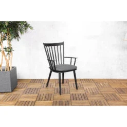 Sens-Line - Amsterdam Tuinstoel Zwart - Aluminium - Set Van 2 -Leenbakker Winkel 201ec57c794649199928b987153f7888