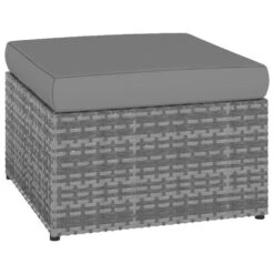 VidaXL - Tuinstoelen - Antraciet - Poly Rattan - Met Voetenbank -Leenbakker Winkel 20de8885672f4dbcab01f4681c439d47