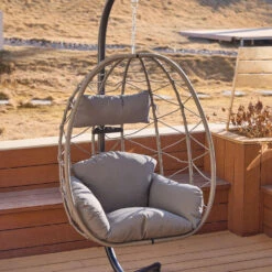 Hangstoel Van Rotan En Metaal In Zwart -Leenbakker Winkel 20ef9b3f3d994ceda1e58a55ffdde62a