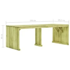 VidaXL Tuintafel 220x101,5x80 Cm Geïmpregneerd Grenenhout 7 VidaXL Tuintafel 220x101,5x80 Cm Geïmpregneerd Grenenhout -Leenbakker Winkel 211966d0280c44069c5fdf992fe0fa8c