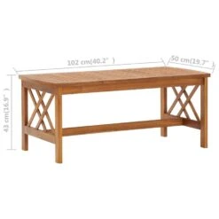 VidaXL - Tuinset - Bruin - Hout -Leenbakker Winkel 22c8b076273041eab507340dcd0d6d89