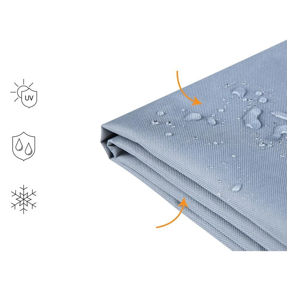 CHUVA - Beschermhoes Voor Parasol RAVENNA, ASTI II - Grijs - PVC 3 CHUVA - Beschermhoes Voor Parasol RAVENNA, ASTI II - Grijs - PVC - Afbeelding 3