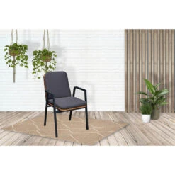 Sens-Line - Dexter Tuinstoel - Zwart - Acaciahout - Set Van 4 -Leenbakker Winkel 254579f2ff814a40961d29ff8795f744