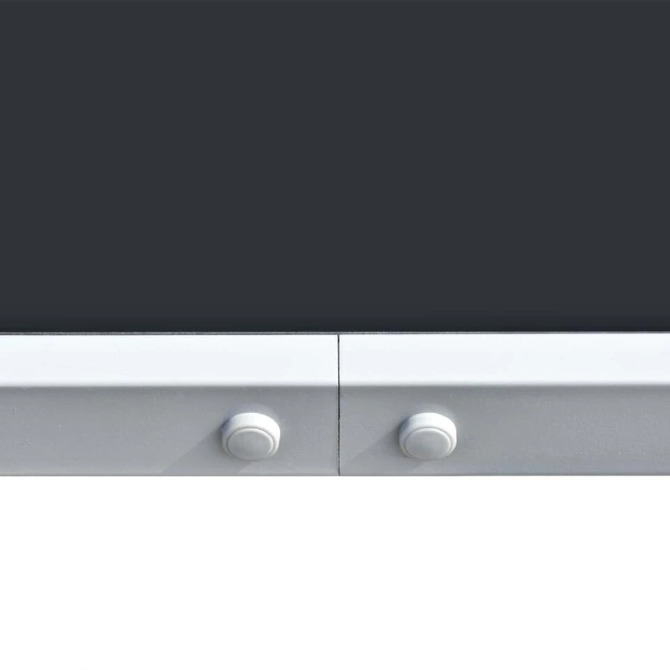 VidaXL - Tuintafel - Zwart - Glas - 1 Pcs 3 VidaXL - Tuintafel - Zwart - Glas - 1 Pcs - Afbeelding 3