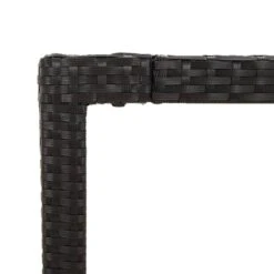 VidaXL - Tuintafel Met Glazen Blad - Zwart - Poly Rattan - 150 X 90 X 75 Cm 12 VidaXL - Tuintafel Met Glazen Blad - Zwart - Poly Rattan - 150 X 90 X 75 Cm -Leenbakker Winkel 25e330e2a7014d57a124b73c40d386c2