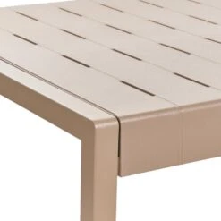 BARTICA - Tuintafel - Bruin - 154 X 84 Cm - Synthetisch Materiaal -Leenbakker Winkel 26a674189ca549e888d3e54adf634dc3