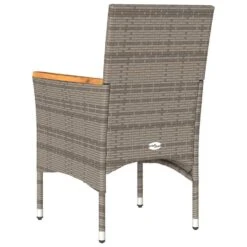 VidaXL - Tuinstoelen - Kussens - Grijs - Poly Rattan - 2 Stuks -Leenbakker Winkel 27148e96b4f340de8594b0a9553b7525