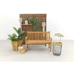 VDG Teak Houten Tuinbank Bison - 120 Cm -Leenbakker Winkel 27427d8686ed437f959822dd632075ed