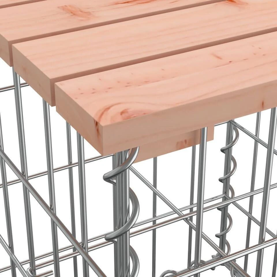 VidaXL - Tuintbank Schanskorfontwerp - Massief Douglashout - 143x71x65.5 Cm 6 VidaXL - Tuintbank Schanskorfontwerp - Massief Douglashout - 143x71x65.5 Cm - Afbeelding 6