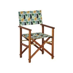 Beliani Tuinstoel CINE - Groen Acaciahout, Polyester -Leenbakker Winkel 2a6a41a9229c497c91748fe808579318