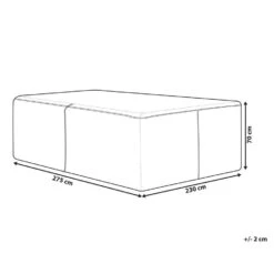 CHUVA - Beschermhoes - Zwart - 275 X 230 X 70 Cm - Polyester 10 CHUVA - Beschermhoes - Zwart - 275 X 230 X 70 Cm - Polyester -Leenbakker Winkel 2aa14902108b42eb962be77c90749a8e