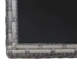 VidaXL - Tuintafel - Grijs - Poly Rattan - 80 X 80 X 74 Cm -Leenbakker Winkel 2af83824202e460bb15c49a76b3321b9