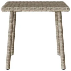 VidaXL - Tuin Salontafel - Grijs - Poly Rattan - 40 X 40 X 37 Cm -Leenbakker Winkel 2d0b9cf7a3f345c19d4469c1ba9c26ed