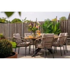 VDG Set Van 4 - Julia Dining Tuinstoel - Antraciet -Leenbakker Winkel 2d19398b387f445fb8a4b88468341ebc