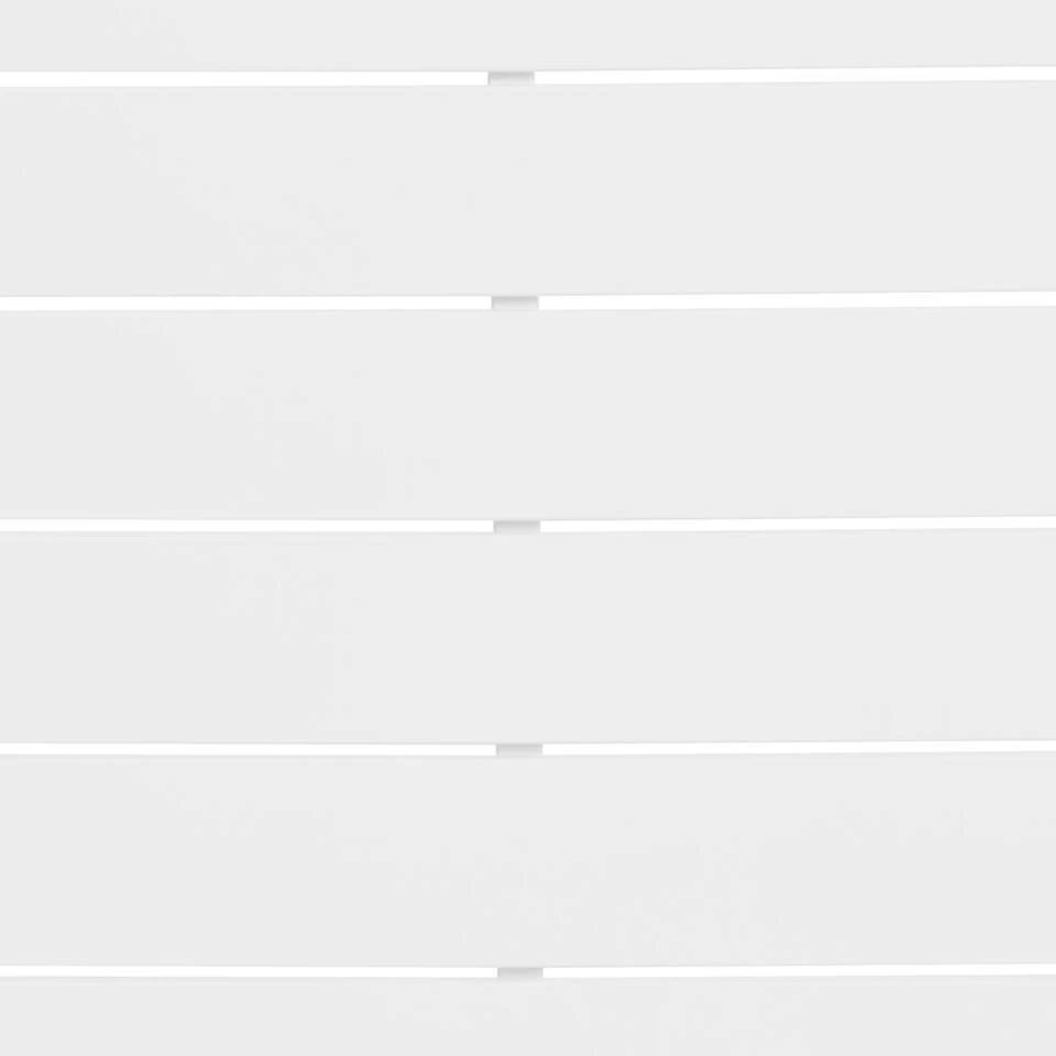 FRATTE - Tuintafel - Wit - Aluminium 9 FRATTE - Tuintafel - Wit - Aluminium - Afbeelding 9