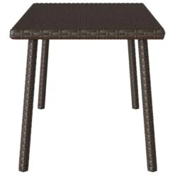 VidaXL - Tuin Salontafel - Bruin - Poly Rattan - 80 X 40 X 37 Cm -Leenbakker Winkel 31e3447a4bae457cadf6cd0419d4f8af