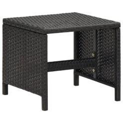VidaXL - Tuinstoel En Voetenbank - Zwart - Poly Rattan - 4 Stuks 23 VidaXL - Tuinstoel En Voetenbank - Zwart - Poly Rattan - 4 Stuks -Leenbakker Winkel 32377e19502643b4afa84dc80509ea14