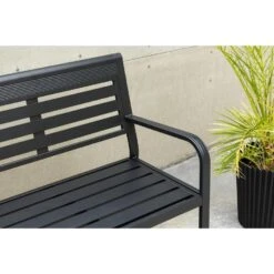 Svea - Layla Tuinbank - 125 Cm - Zwart -Leenbakker Winkel 324e9e36eecf4db5818d98be313f5413