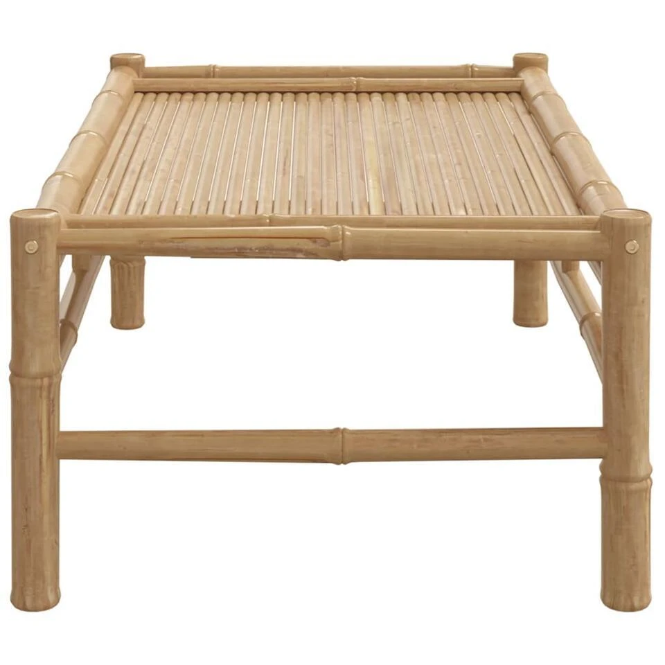VidaXL - Tuintafel - Bruin - Bamboe - 100 X 55 X 33 Cm 4 VidaXL - Tuintafel - Bruin - Bamboe - 100 X 55 X 33 Cm - Afbeelding 4
