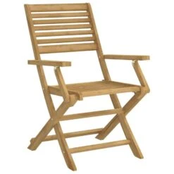 VidaXL - Tuinstoelen - Inklapbaar - Bruin - Acaciahout - 4 Stuks -Leenbakker Winkel 32f05dedb49c472688b3545498bcc909