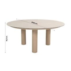 Taste Donato Ronde Dining Tuintafel Ø160 Cm. - Latte -Leenbakker Winkel 3491fe60714a4adeba97d9b88970f814