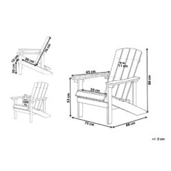 ADIRONDACK - Tuinstoel - Rood - Kunsthout -Leenbakker Winkel 34ab51e4b91e4834a23adee03ee9ed18