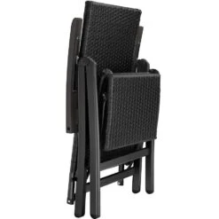Tectake Wicker Tuinstoel Opklapbaar Met Aluminium Frame En Voetsteun, Zwart 15 Tectake Wicker Tuinstoel Opklapbaar Met Aluminium Frame En Voetsteun, Zwart -Leenbakker Winkel 3566d2c41a3d4f38a15f86287d3b54bd