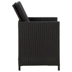 VidaXL - Buitenstoel - Zwart - Poly Rattan - 4 Stuks -Leenbakker Winkel 371e26a5a853458199175fbec002c326