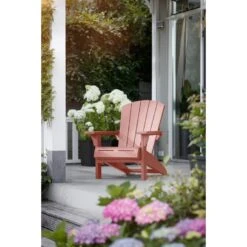 Keter Troy Adirondack Tuinstoel - 85x80x96,5cm – Terracotta -Leenbakker Winkel 38bb2d15ed924c99a7c0cd8e0e1bf12c