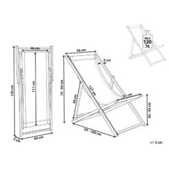Beliani Tuinligstoel LOCRI II - Blauw Synthetisch Materiaal, Aluminium -Leenbakker Winkel 395e1432890d46a79e3722d7f0254dbd 3