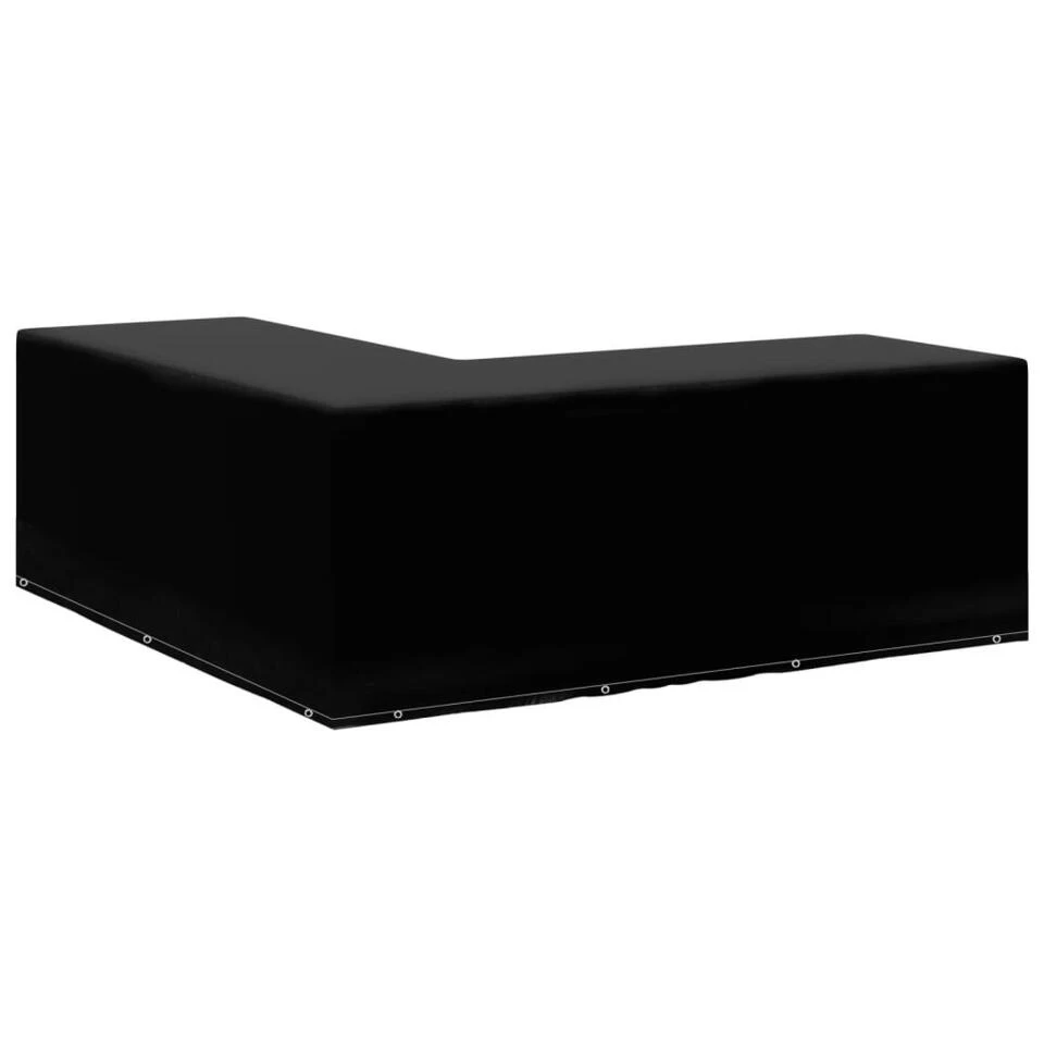 VidaXL - Tuinmeubel Hoes - Zwart - Polyetheen - 250 X 250 X 90 Cm 4 VidaXL - Tuinmeubel Hoes - Zwart - Polyetheen - 250 X 250 X 90 Cm - Afbeelding 4