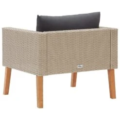 VidaXL Tuinbank Eenzits Met Kussens Poly Rattan Beige 6 VidaXL Tuinbank Eenzits Met Kussens Poly Rattan Beige -Leenbakker Winkel 4022a62b7ffe42fb84350a903c999111