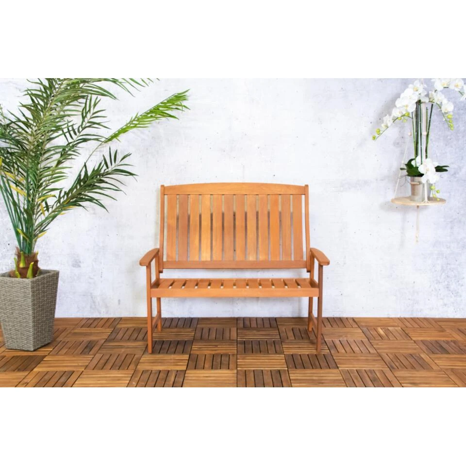 Merkloos Sens-Line - California Tuinbank - 120cm - Hout 5 Merkloos Sens-Line - California Tuinbank - 120cm - Hout - Afbeelding 5