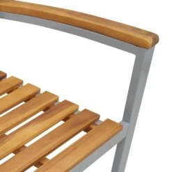 VidaXL - Tuinstoel - Bruin - Massief Acaciahout - 56 X 57 X 87cm -Leenbakker Winkel 417e9e8828e44acbb9c90782a9fd50ab