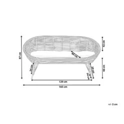 MARATEA - Tuinbank - Lichtbeige - Rotan 11 MARATEA - Tuinbank - Lichtbeige - Rotan -Leenbakker Winkel 4260eac299304b3b98924d916e11e8c4