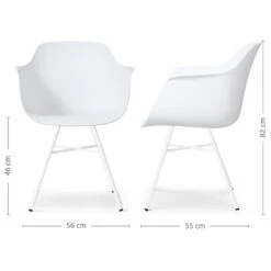 Nolon Noa-Puk Kunststof Tuinstoel Wit - Wit Onderstel 12 Nolon Noa-Puk Kunststof Tuinstoel Wit - Wit Onderstel -Leenbakker Winkel 439e34e74f2a44f1ba319d7568465210