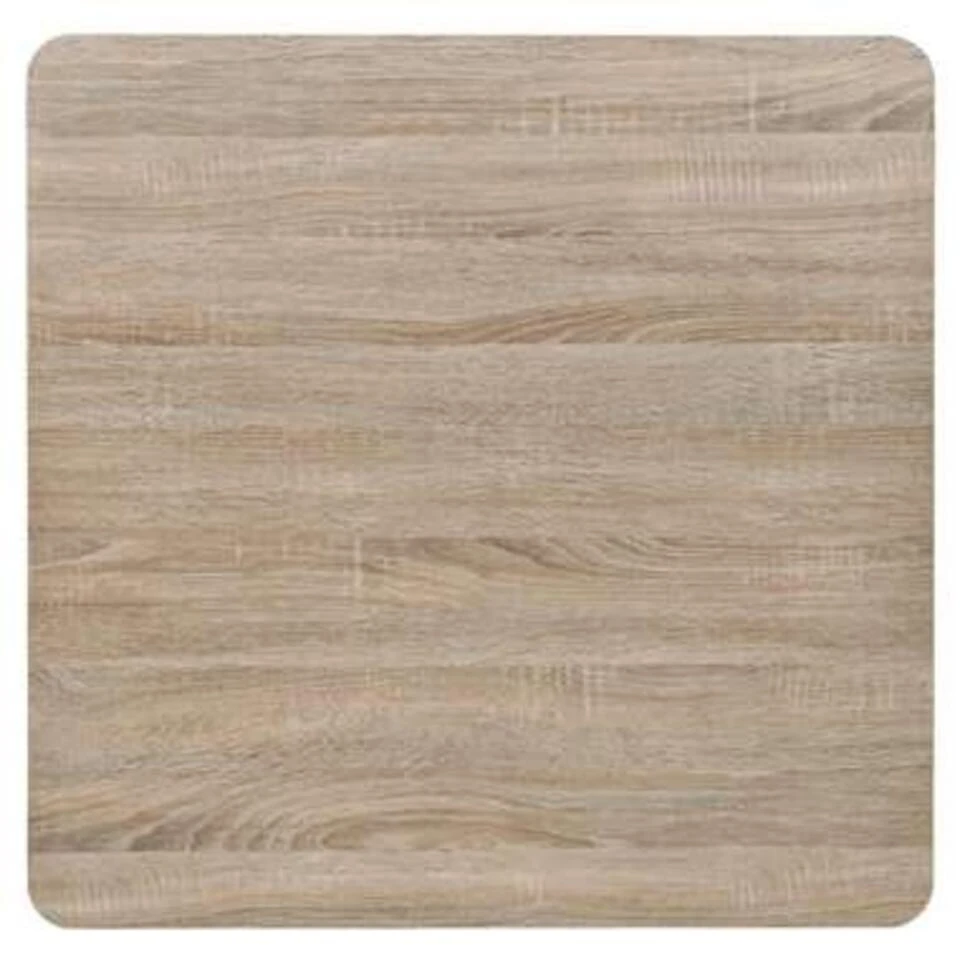 VidaXL - Eetkamertafel - Beige - MDF - 80 X 80 X 75 Cm 4 VidaXL - Eetkamertafel - Beige - MDF - 80 X 80 X 75 Cm - Afbeelding 4