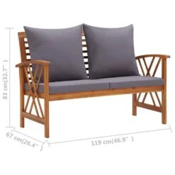 VidaXL - Tuinset - Grijs - Hout 18 VidaXL - Tuinset - Grijs - Hout -Leenbakker Winkel 45cfc48156b74e3db9250f33c73e9885