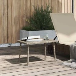 VidaXL - Tuin Salontafel - Grijs - Poly Rattan - 60 X 40 X 37 Cm 10 VidaXL - Tuin Salontafel - Grijs - Poly Rattan - 60 X 40 X 37 Cm -Leenbakker Winkel 46c40d9e9c7a4de3952ec8a42660a3ec