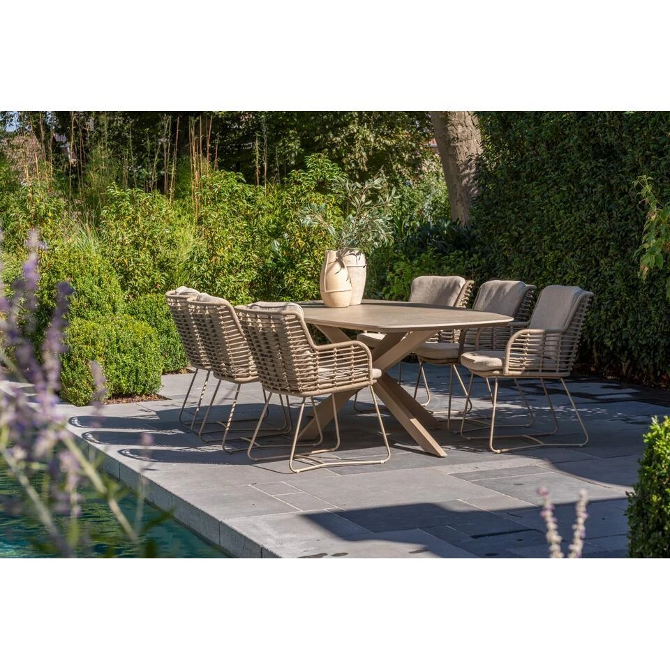 4-Seasons Fabrice Tuinstoel - Antraciet (1 Stuk) 6 4-Seasons Fabrice Tuinstoel - Antraciet (1 Stuk) - Afbeelding 6