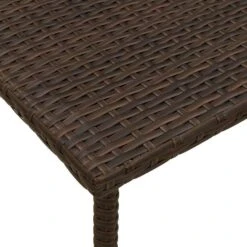 VidaXL - Tuin Salontafel - Bruin - Poly Rattan - 80 X 40 X 37 Cm -Leenbakker Winkel 474f45d5f0a047208054bbf03e35d65a