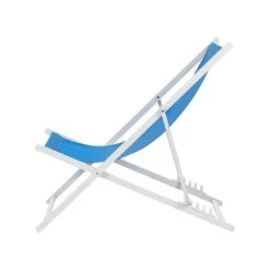 Beliani Tuinligstoel LOCRI II - Blauw Synthetisch Materiaal, Aluminium -Leenbakker Winkel 47d0ca616dc34e2c910c2b8a2f6365f5