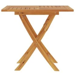 VidaXL - Tuintafel Inklapbaar - Bruin - Massief Teakhout - 85x85x76 Cm -Leenbakker Winkel 493e84bed54d454587f278af2c02b278