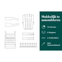 Keter Troy Adirondack Tuinstoel - Set Van 2 - 85x80x96.5cm - Wit 24 Keter Troy Adirondack Tuinstoel - Set Van 2 - 85x80x96.5cm - Wit -Leenbakker Winkel 4a38fba17c79468c811f746e9e394b38