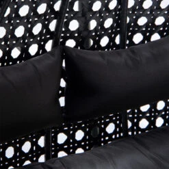 Merkloos HOME DELUXE Polyrotan Hangstoel TWIN Zwart Met Regenhoes -Leenbakker Winkel 4ad25b61760b4c8bbd16ff4f29761fb0