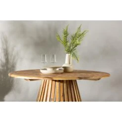 Svea - Catalina Ronde Tuintafel - ø120 Cm - Naturel -Leenbakker Winkel 4bfabfe288654aa98ec5aee578000266